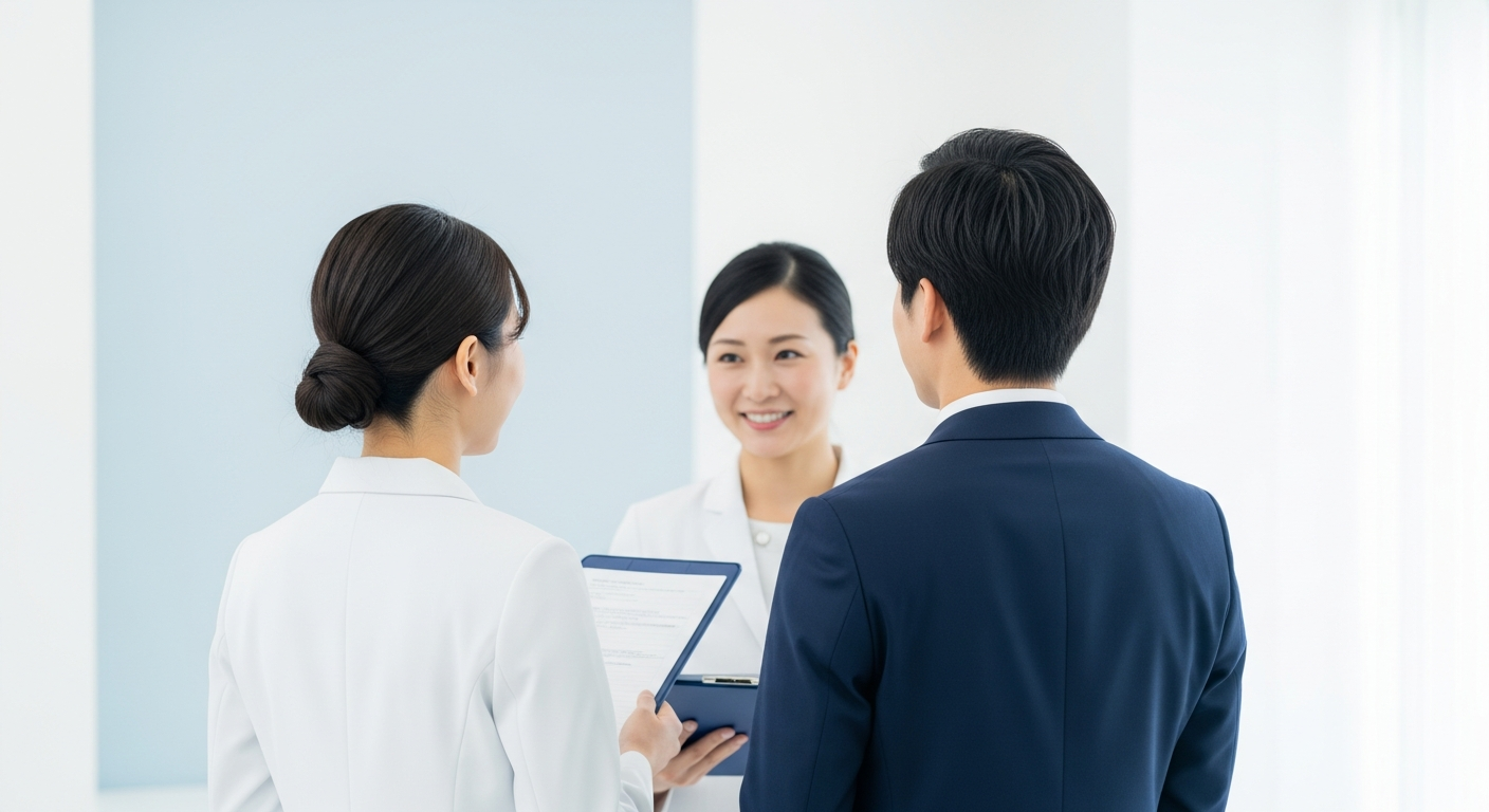 カフェでノートに『次の職場に求める条件』を書き出し、求人票と見比べながら転職の軸を整理している鍼灸師。不満を前向きな条件に変換しているイメージ